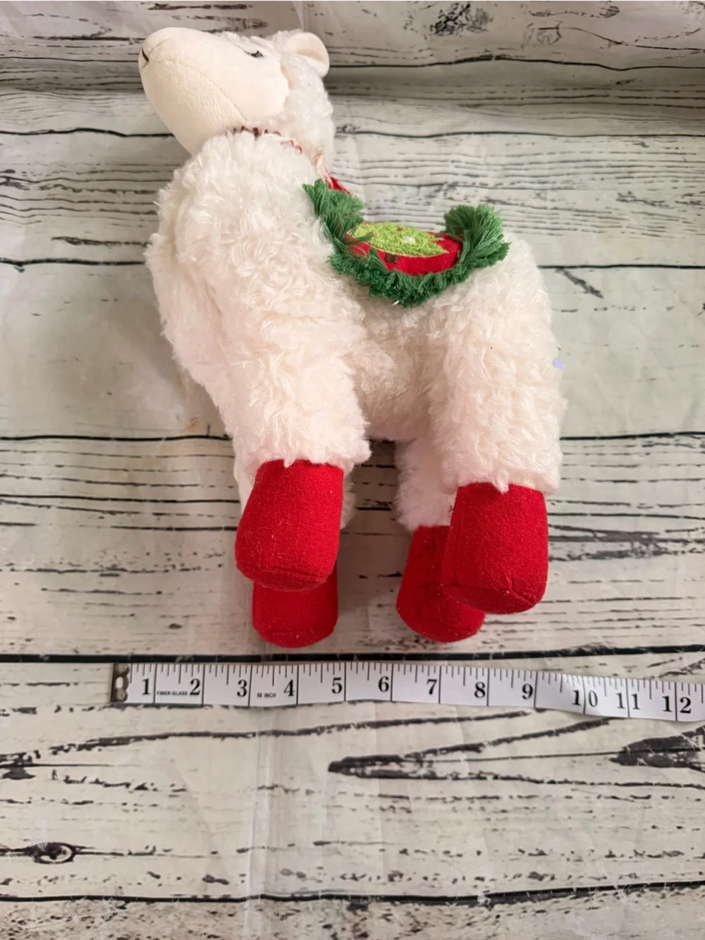 Pier 1  Plush Llama Christmas
